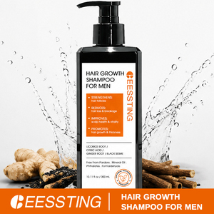 Private Label Vegan Deep Nourish Repair Dry Hair Root Anti Hair Loss Thinning Thickening Growth Sulfate-Free <b>Shampoo</b> for Men - Product Image 4
