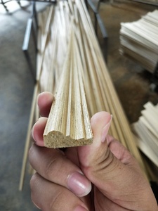 Trang Trí Nội Thất Cornice Mouldings Gỗ Nửa Mặt Trăng Đúc Trắng Nửa Vòng Gỗ Mouldings Gỗ Tếch Mouldings - Product Image 6