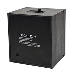 Thiết kế mới sang trọng màu đen óc chó hạt tự động an toàn 3 khe cắm xem Winder hộp đồng hồ chủ trường hợp đồng hồ yên tĩnh xoay hiển thị trường hợp - Product Image 4