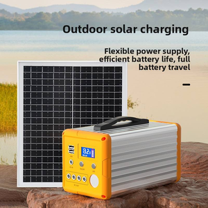 Station d'alimentation portable d'urgence avec batterie LiFePO4, onduleur à onde sinusoïdale pure, recharge solaire/AC/voiture pour le <span class=keywords><strong>camping</strong></span> - Product Image 3