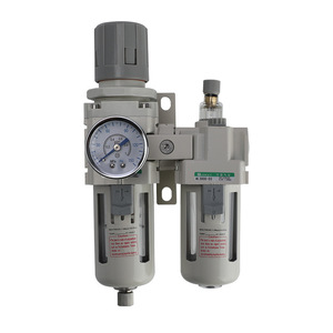 ตัวกรองอากาศ ตัวแยกน้ำมันและน้ำ Ac3010 03 ชุดบำบัดลมแบบนิวแมติก ชิ้นส่วนประมวลผลอากาศสองขั้นตอน - Product Image 4