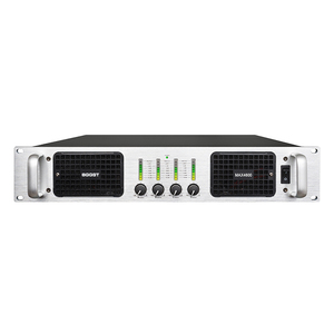 Amplificatore di Potenza AUWAY MAX4800 Classe H a 4 Canali 800W Sistema Audio 220V~240V con Custodia in Metallo - Product Image 5