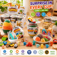 Nouvelle Tendance : Bonbons Gommeux Arc-en-ciel Wowz Surprise, Moelleux et Masticables, en Forme d'Œuf, avec Jouets Intégrés pour Enfants – Vente en Gros Direct Usine