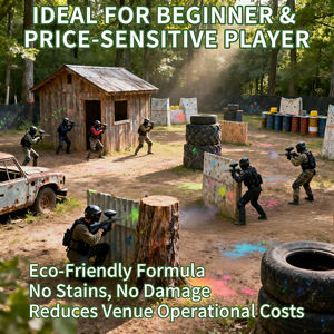 Özelleştirilmiş 0.43 0.50 0.68 kalibre eğlence sınıf Paintball fabrika fiyat çevre dostu kolay temiz çekim Paintball - Product Image 3