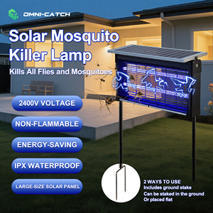 OMNI-CATCH Lámpara Antimosquitos de Alta Potencia con Energía Solar UV, Personalizable y Más Vendida, para Uso en Exteriores - Product Image 2