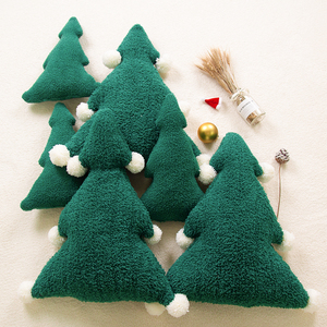 Tùy Chỉnh Các Loại Khác Nhau Mềm Sang Trọng Santa Claus, Người Tuyết, Cây Giáng Sinh Sang Trọng Bìa Đệm Gối - Product Image 2