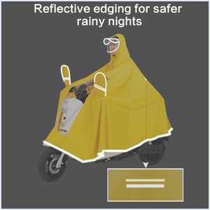 <span class=keywords><strong>Rainfreem</strong></span> Không Thấm Nước Và Bền Oxford Vải Cho Poncho Phong Cách Đơn Giản Đôi Mui Xe Cho Hai Người Cho Bầu Cưỡi Cho Cô Gái - Product Image 3