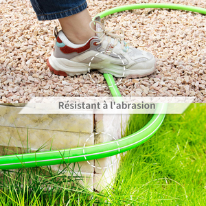 Tuyau d'arrosage de jardin personnalisable en <span class=keywords><strong>PVC</strong></span> <span class=keywords><strong>50</strong></span> m, robuste, portable, flexible, avec protection anti-torsion, vert - Product Image 4