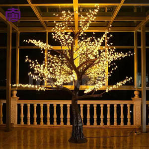 Arbre lumineux LED en PVC imperméable aux couleurs vives en forme de cerisier pour jardin, centre commercial, place publique, événementiel, éclairage décoratif à vendre - Product Image 1