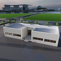 Estructura de Acero para Construcción Ligera, Garaje Móvil, Casa Prefabricada de Bajo Costo, Almacén de Almacenamiento Agrícola