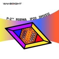 Lumière matricielle rétro LED RGBAW DMX512 Ra90 14CH 50W en alliage d'aluminium pour parcs à thème, spectacles d'éclairage polyvalents, événements, DJ, discothèque