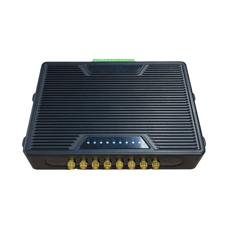 UHF RFID 8 포트 고정 RFID 리더, 지능형 차량 관리를 위한 Impinj E710 플랫폼이 있는 RFID 리더 UHF