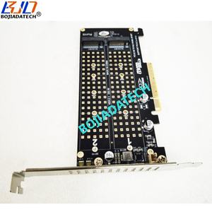 PCI Express pcl-e 3.0 8X PCIe 4.0 X8至<span class=keywords><strong>2</strong></span> * NGFF <span class=keywords><strong>M</strong></span>.<span class=keywords><strong>2</strong></span> <span class=keywords><strong>M</strong></span>-密钥插槽2280 22110 M2 NVME固态硬盘转换器适配器raid卡 - Product Image 5