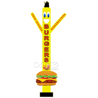 Publicité gonflable : Hot-dogs, hamburgers, pizza, danseur aérien, figurine gonflable