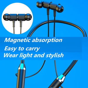 Écouteurs sans fil magnétiques G01, tour de cou sport, mains libres avec micro, pour la course à pied, casque audio tour de cou – Meilleures ventes - Product Image 4