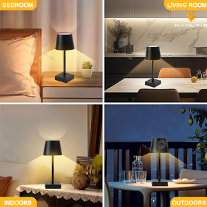 USB sạc <span class=keywords><strong>LED</strong></span> bàn đèn với 3 chế độ màu thay đổi độ sáng không dây đọc sách ánh sáng cho văn phòng phòng ngủ đầu giường bàn đèn - Product Image 2