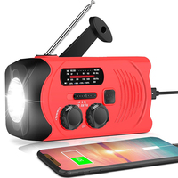 Lampe de poche à manivelle radio solaire pour tablette Android/téléphone portable/ordinateur portable
