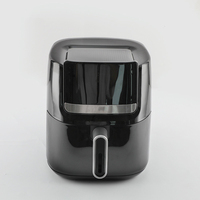 Freidora de Aire Eléctrica Doméstica, Freidora Profunda Totalmente Automática de Gran Capacidad, Máquina Multifuncional para Cocinar Papas Fritas