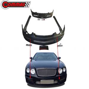 Kit carrosserie en fibre de verre style WD pour Bentley Flying Spur : pare-chocs avant, jupes latérales, feux LED, embouts d'échappement, pare-chocs arrière - Product Image 1