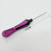 Accessoires de pêche à la carpe Kit d'aiguilles à bouillettes outil en acier inoxydable perceuse Stix Stringer aiguille Fine/lourde aiguille fermée