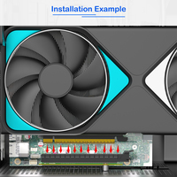 Adaptor Kartu Riser PCI-E 16X Kecil untuk ThinkCentre M920q/920x/910x M720q P330, Mendukung Grafis yang Dapat Dipindahkan, Tersedia