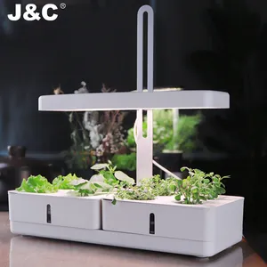J & C Jardin-maceta inteligente de jardín urbano, maceta de flores inteligente hidroponisk para interiores