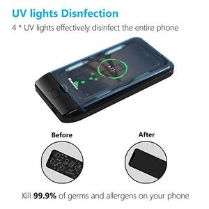 UV teléfono celular portátil <span class=keywords><strong>limpiador</strong></span> caso inalámbrico con cargador USB cargador para el iPhone <span class=keywords><strong>Android</strong></span> teléfono móvil - Product Image 2