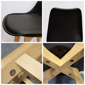 <span class=keywords><strong>Chaise</strong></span> <span class=keywords><strong>tulipe</strong></span> restaurant en cuir moderne classique accent européen chaises en plastique <span class=keywords><strong>tulipe</strong></span> <span class=keywords><strong>chaise</strong></span> de salle à manger en cuir avec pieds en bois - Product Image 6