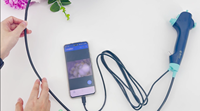 BMV Jetable Numérique Portable Flexible Endoscope Vétérinaire Bronchoscope À Usage Unique