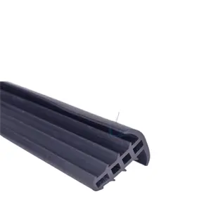 Strip penyegel silikon tahan temperatur tinggi strip penyegel karet ekstrusi bentuk t untuk strip segel batang tidak beraturan