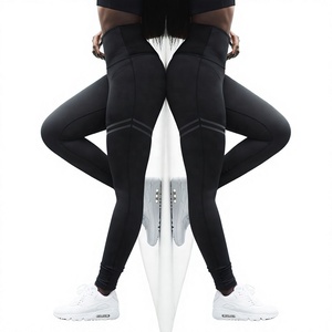 Leggings de yoga pour femmes de haute qualité, personnalisables, imprimés, vêtements de sport en Spandex/Nylon, séchage rapide, respirants, sans coutures, longueur intégrale - Product Image 2