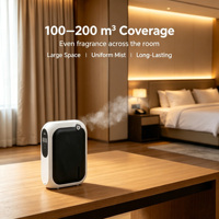 Diffuseur d'huiles essentielles intelligent sans eau, nébuliseur commercial en gros, diffuseur de parfum mural pour hôtel et bureau