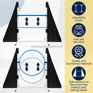 Equipo de entrenamiento de agilidad para perros con 2 postes de Slalom de túnel/1 Juego de obstáculos/1 juego de neumáticos y bolsa de transporte - Product Image 4