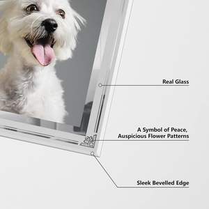 Silver Picture <b>Frame</b> Crystal Glass Photo <b>Frames</b> <b>4x6</b> 5x7 6x8 Inch A4 Transparent Glass Photo <b>Frame</b> for Party Use - Product Image 3