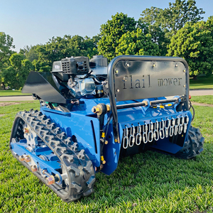 Remote Controlled Tracked <b>Mulcher</b> Multifunction Made in Grass Cordless <b>Lawn</b> <b>Mower</b> With Battery - Product Image 2