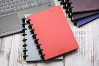 Lose blatt mit PP-und PVC-Abdeckung Sammel buch A5 Binde arbeit Wieder verwendbare Disc-Bindungs hefte Business Planner Organizer
