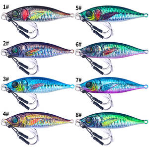 LB053 ~ 065 7g ~ 200g différentes tailles eau salée impression 3D appâts <span class=keywords><strong>de</strong></span> gabarit en métal lourd plomb jigging leurres <span class=keywords><strong>de</strong></span> pêche en gros - Product Image 3