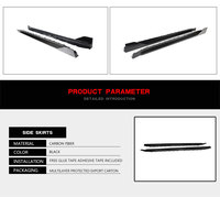 Pour BMW M3 G80 2021-2022 – Jupes latérales en fibre de carbone sèche – Pièces de modification de kit carrosserie aérodynamique OEM – Vente directe usine