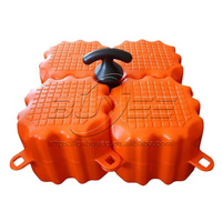 Docks flottants modulaires professionnels en plastique haute densité, pontons flottants en HDPE, cubes de docks flottants pour bateaux