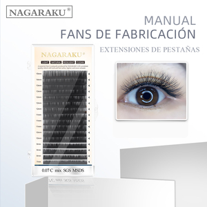 NAGARAKU extensiones de pestañas redondas de nuevo material de pueden hacer que <span class=keywords><strong>los</strong></span> ventiladores sean más suaves y ligeros - Product Image 1