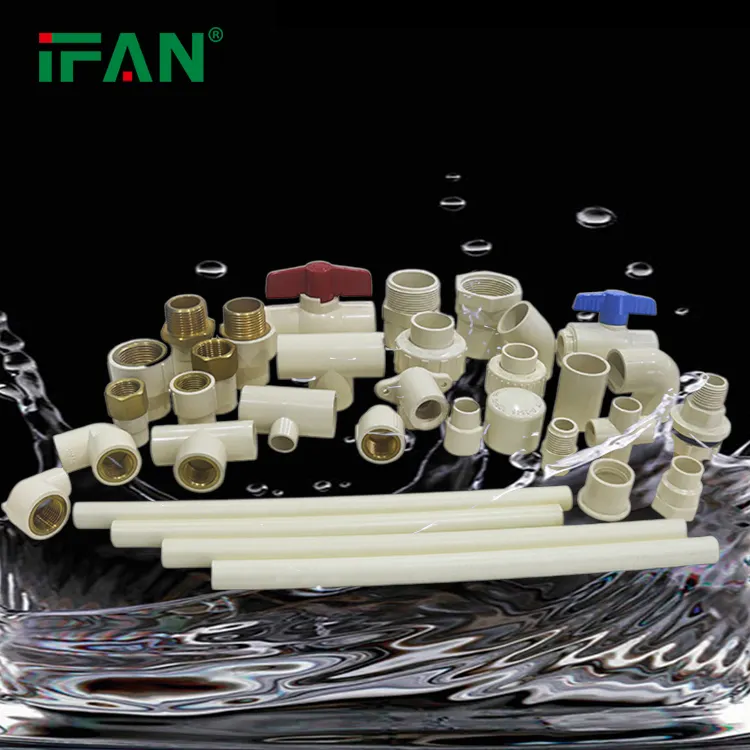 IFAN中国PVCプラスチック継手メーカー無料サンプルASTM 2846 CPVC継手PVC配管用