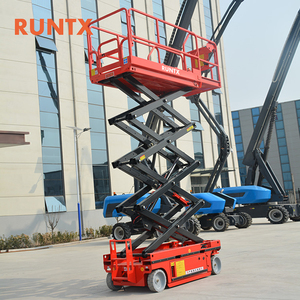 Elevadores móviles de tijera hidráulica autoimpulsada RUNTX de 10m, máquina elevadora de tijera de elevación de un hombre - Product Image 3