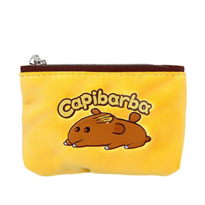 Portamonete Capibara 11.5x9cm, Portafoglio con Cerniera Cartoon, Mini Portachiavi Unisex in Microfibra e Pelle Sintetica - Product Image 2