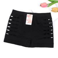 Shorts Boxers Sans Coutures Marque UOKIN pour Femmes, Couleur Unie, Design Creux Sexy, Sous-vêtements de Sport Yoga Sans Étiquette en Polyamide