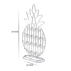 32 cosse Chrome Plaque Ananas <span class=keywords><strong>Capsules</strong></span> De Café <span class=keywords><strong>Nespresso</strong></span> Porte Dosette - Product Image 2