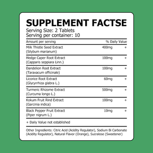 OEM ODM High Quality Liver Detox Tablets with Licorice Root Extract Supports overall Liver Wellness Support Tablets - Product Image 5