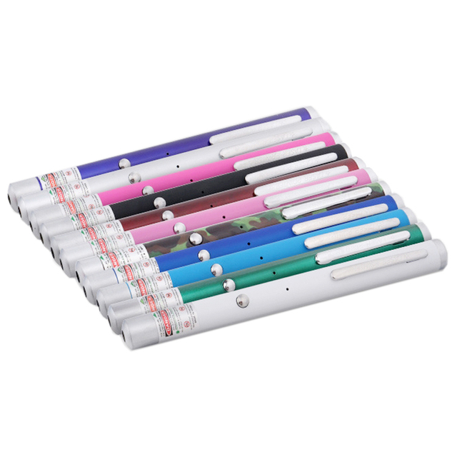 USB Charging Green Red Purple Light Mini Teaching Laser Pen 650nm/532nm CE Certified Low Power <1mW 1-Year Warranty
