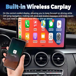 เครื่องเล่นอัตโนมัติระบบ Android 15 ขนาด 13.3 นิ้ว รองรับ Carplay สำหรับรถยนต์ Mercedes Benz C CLASS V Class W446 W447 X253 W205 ปี 2015-2018 วิทยุติดรถยนต์ GPS สเตอริโอ HU - Product Image 6