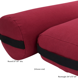 Coussin de yoga en coton biologique, vente en gros, oreiller, traversin - Product Image 1