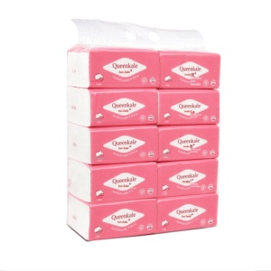 Pañuelos Faciales Absorbentes Suaves de 4 Capas Queenkale, Ecológicos, para el Hogar, Venta al por Mayor - Product Image 6